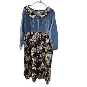 Vintage Ms. Conduct California 18W denim style dress
